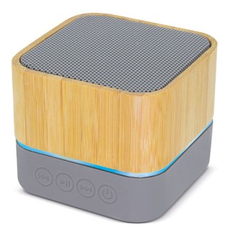 Altavoz de bambú personalizado